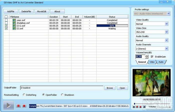 DDVideo SWF to AVI/MPEG Converter Standard,DDVideo SWF to AVI/MPEG Converter Sta