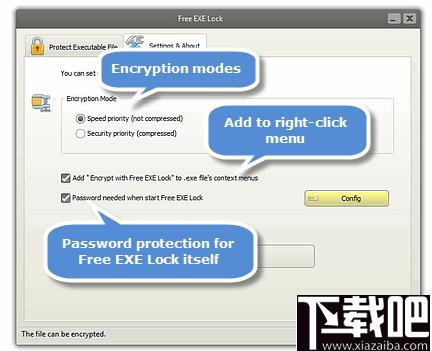 Free EXE Lock下载,软件加密,加密工具