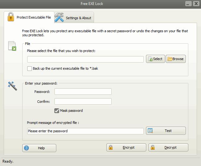 Free EXE Lock下载,软件加密,加密工具