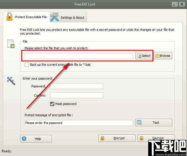 Free EXE Lock下载,软件加密,加密工具
