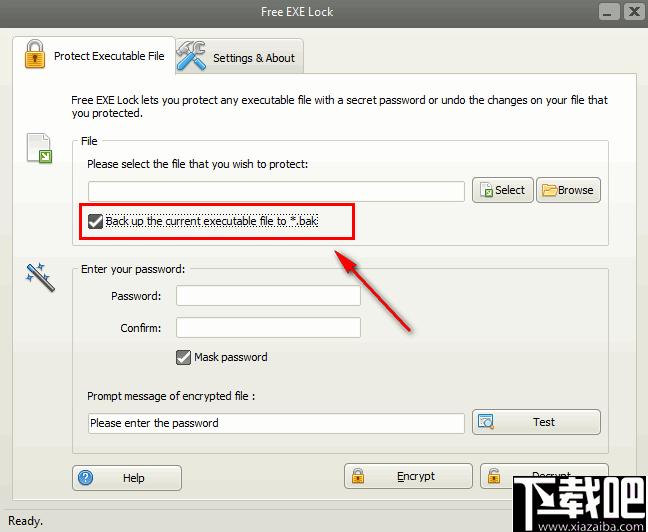 Free EXE Lock下载,软件加密,加密工具