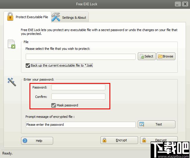 Free EXE Lock下载,软件加密,加密工具