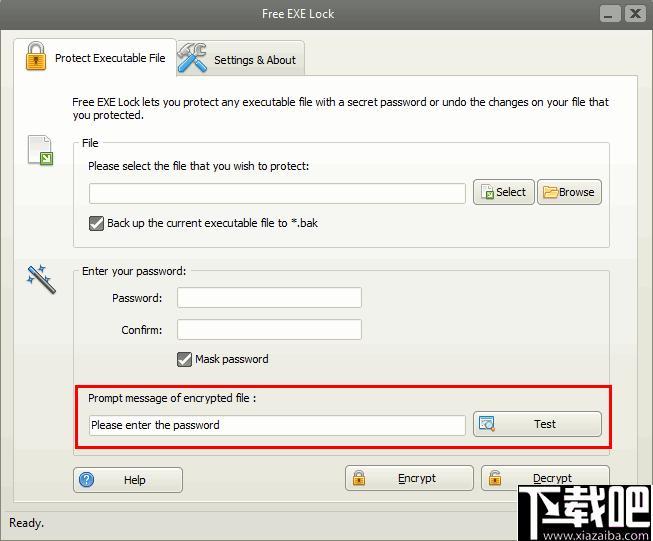 Free EXE Lock下载,软件加密,加密工具