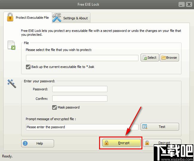 Free EXE Lock下载,软件加密,加密工具